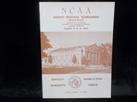March 13 & 15, 1969 NCAA Mideast Regional Tournament (2nd Round) Program