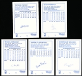 1988-89 Kenner SLU Basketball Cards- 5 Diff. Premier Issue