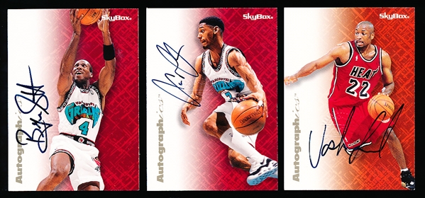 1996-97 Skybox Premium Bskt- “Autographics”- 3 Diff.