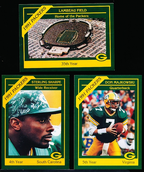 1991 Green Bay Packers Police Set of 20