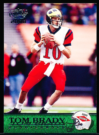 2000 Pacific Ftbl.- #403 Tom Brady RC, Michigan