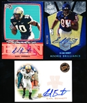2008 Earl Bennett Certified Autographed Rookie Year Cards- 3 Diff.
