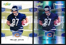 2008 Score Ftbl.- “Inscriptions”- #410 Kellen Davis RC, Bears- 2 Diff.