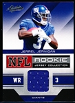 2011 Absolute Memorabilia Ftbl.- “Rookie Jersey Collection”- #17 Jerrel Jernigan, Giants