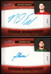 2011 Panini Timeless Treasures Ftbl.- 2 Diff. Bears “Rookie Signatures”- #190 Nathan Enderle & #211 Stephen Paea