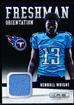 2012 Panini Rookies & Stars Longevity Ftbl.- “Freshman Orientation Jersey”- #28 Kendall Wright, Titans