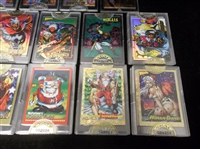 Clean-Up Group of 25 Asst. Wizard Press Sticker Sealed Certified Original in Holders Non-Sports Cards