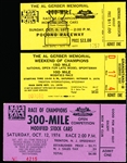 1967-77 Modified Stock Cars Championship and Race Ticket Stubs- 7 Diff.