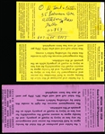 1967-77 Modified Stock Cars Championship and Race Ticket Stubs- 7 Diff.