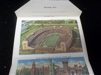 1938 Paul Monroe Co. Postcard Fold-Out Picture Pack “D-4416 Greetings from Columbus, Ohio” Linen Jacket