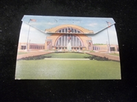 J. Louis Motz News Co. Postcard Fold-Out Picture Pack “D-3711 Douvenir Folder of Cincinnati, Ohio” Linen Jacket