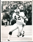 1974 ABC Monday Night Football NFL Press Photo- John Brockington, Packers- 7” x 9” B/W Photo showing Brockington rushing
