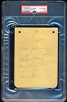 Autographed 1938 Cincinnati Reds MLB Team Sheet- Signed by 7- PSA/DNA Slabbed/ Certified