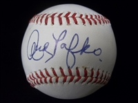 Autographed Andy Pafko Official Midwest League Bsbl.- JSA Certified