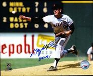 Autographed Gaylord Perry San Francisco Giants MLB Color 8” x 10” Horizontal Game Action Photo