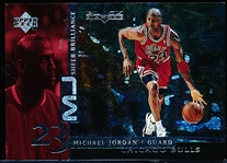 1998-99 Black Diamond Bskbl. “MJ Sheer Brilliance Foil” #SB4 Michael Jordan- #73/230!