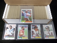 1981 Topps Football Complete Set of 528