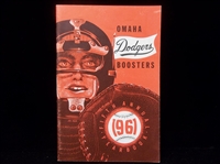 1961 Omaha Dodgers Boosters MiLB Yearbook