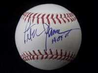 Autographed Peter Gammons Official MLB Rob Manfred Bsbl.- JSA Certified