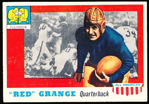 1955 Topps All American Football- #27 Red Grange, Illinois