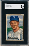 1951 Bowman Baseball- #1 Whitey Ford, Yankees- SGC 1 (Poor)