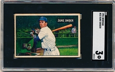 1951 Bowman Baseball- #32 Duke Snider, Dodgers- SGC 3 (VG)