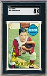 1969 Topps Baseball- #95 Johnny Bench, Reds- SGC 8 (Nm-Mt 8)