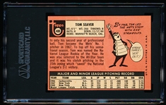 1969 Topps Baseball- #480 Tom Seaver, Mets- SGC 5 (Ex)