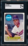 1969 Topps Baseball- #510 Rod Carew, Twins- SGC 7 (NM)