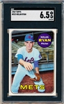 1969 Topps Baseball- #533 Nolan Ryan, Mets- SGC 6.5(Ex-NM +)