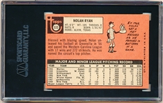 1969 Topps Baseball- #533 Nolan Ryan, Mets- SGC 6.5(Ex-NM +)