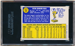 1970 Topps Baseball- #580 Pete Rose, Reds- SGC 8 (Nm-Mt)