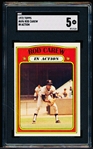 1972 Topps Baseball- #696 Rod Carew IA – SGC 5 (Ex)-Hi#