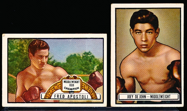 1951 Topps Boxing- 2 Diff