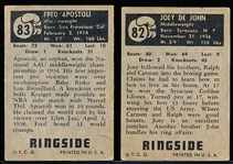 1951 Topps Boxing- 2 Diff