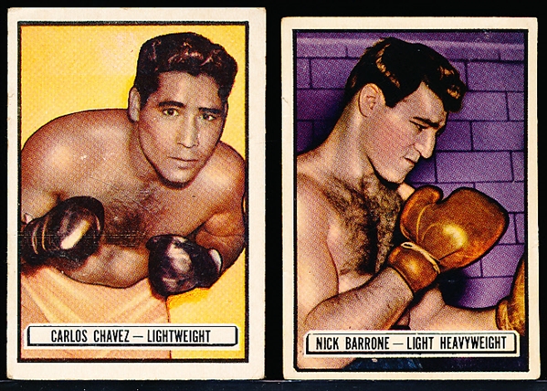 1951 Topps Boxing- 2 Diff