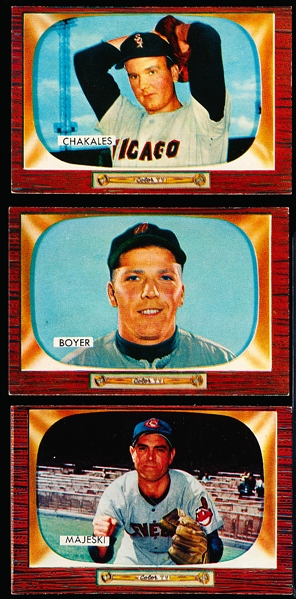 1955 Bowman Baseball- 12 Diff