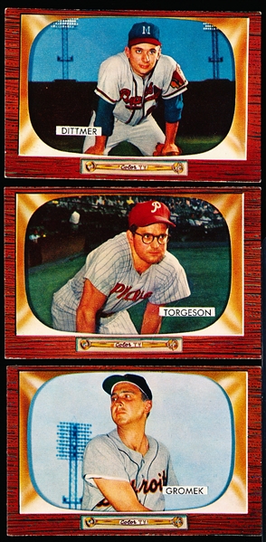 1955 Bowman Baseball- 12 Diff