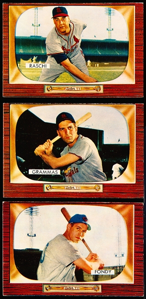 1955 Bowman Baseball- 21 Diff