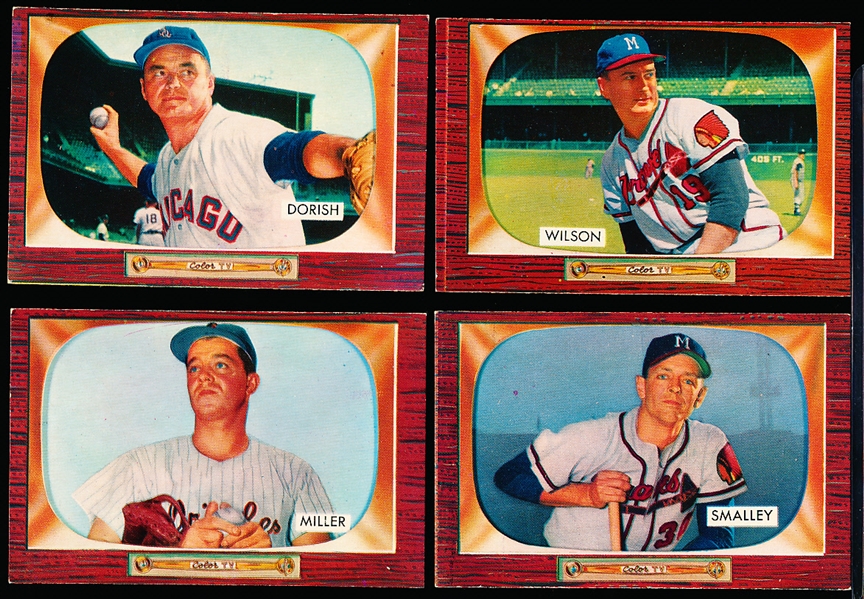 1955 Bowman Baseball- 4 Diff Hi#’s