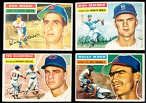 1956 Topps Baseball- 4 Diff