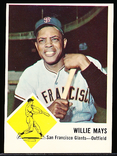 1963 Fleer Baseball- #5 Willie Mays, Giants