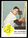 1963 Fleer Baseball- #8 Carl Yastrzemski, Red Sox