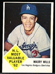 1963 Fleer Baseball- #43 Maury Wills, Dodgers