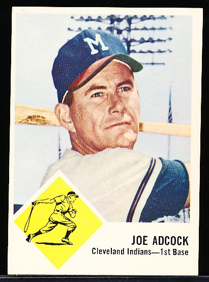 1963 Fleer Baseball- #46 Joe Adcock, Cleveland- SP