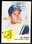 1963 Fleer Baseball- #46 Joe Adcock, Cleveland- SP