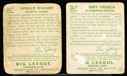 1934 Goudey Baseball- 2 cards