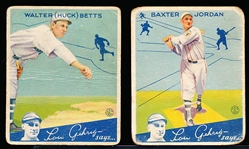 1934 Goudey Baseball- 2 cards