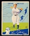 1934 Goudey Baseball- #45 Oscar Mellilo, Browns