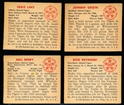 1950 Bowman Bb- 4 Diff Detroit Tigers